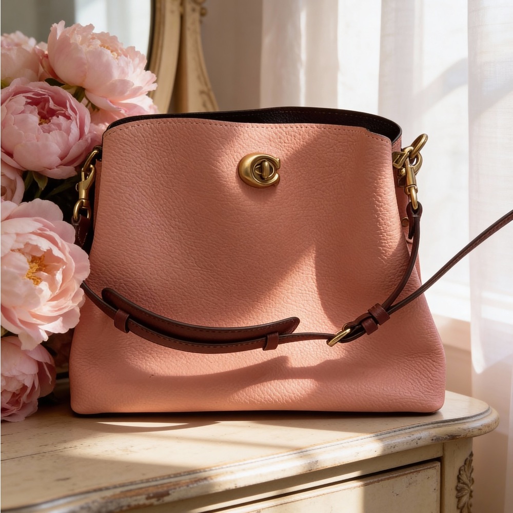 COACH Pink Willow Shoulder Bag CZ874
